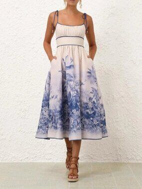 Zimmermann wylie picnic midi dress